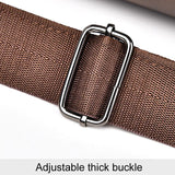 Waterproof Men Crossbody Backpack Large Capacity - Brown - Rear View