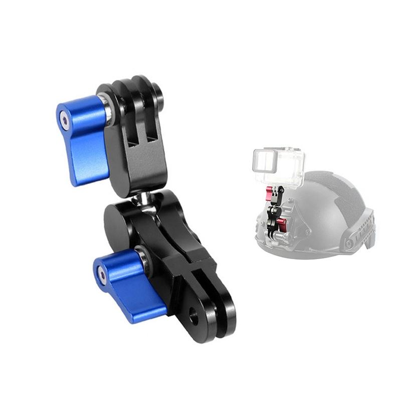 360 Degree Rotating Mount Adapter for Gopro Hero11 - Aluminium Alloy - Blue