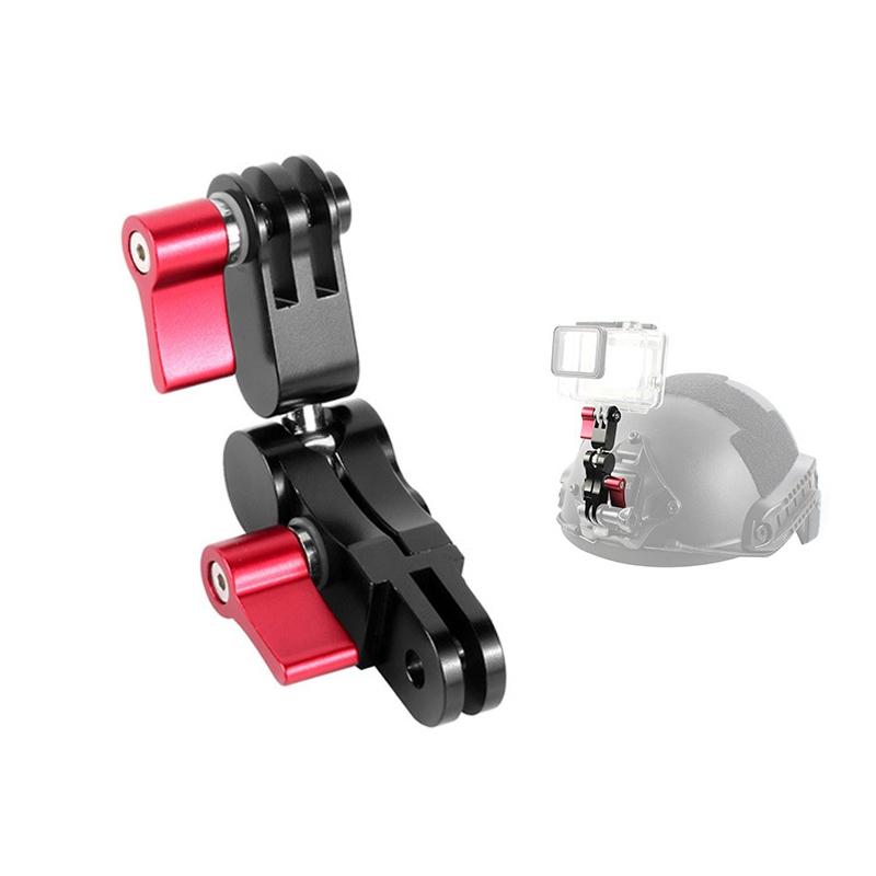 360 Degree Rotating Mount Adapter for Gopro Hero11 - Aluminium Alloy - Blue