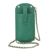 Compact Cell Phone Crossbody Bag - Red - Front View