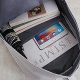 Versatile 4-piece Travel Backpack Set - Black - Extra Image