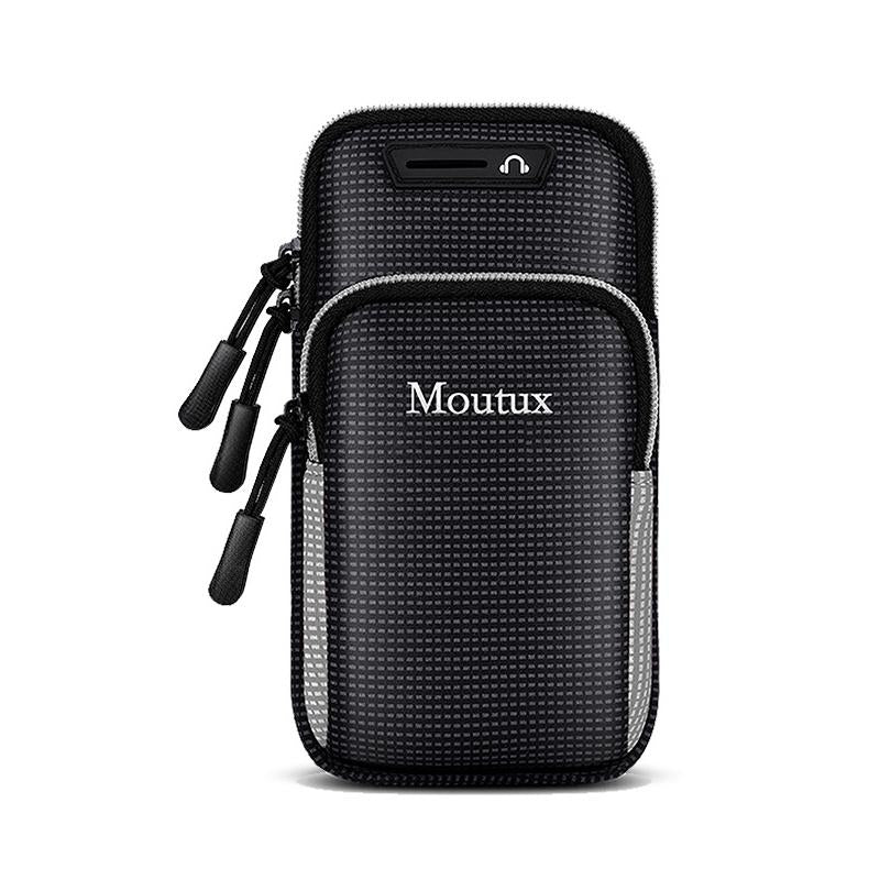 Waterproof Running Arm Bag For Outdoor Sports - Gray