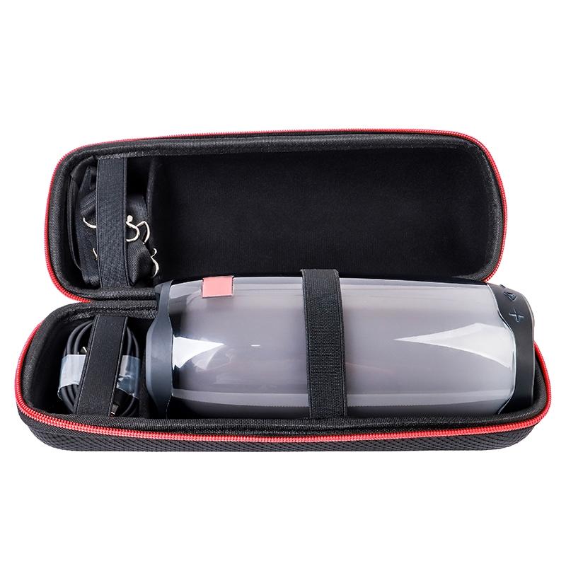 Jbl Pulse4 Portable Storage Bag with Velvet Lining and Protective Cover - Black + Gray