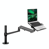 Adjustable Laptop Monitor Stand Mount - Aluminum Alloy - Silver - Extra Image