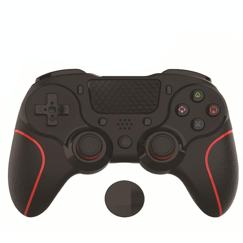 Bluetooth Gamepad for Ps4 Pro with Dual Vibration and Six-axis Control - Blue Black