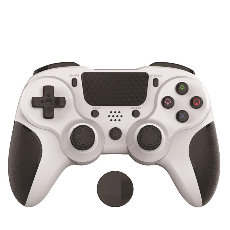 Bluetooth Gamepad for Ps4 Pro with Dual Vibration and Six-axis Control - Blue Black