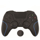 Bluetooth Gamepad for Ps4 Pro with Dual Vibration and Six-axis Control - Blue Black - Extra Image