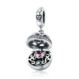 925 Sterling Silver Zircon Pendant With Parts - Scc689-A - Extra Image