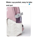 Large Splash Proof Backpack For Outings & School - Green - 45-Degree Angle