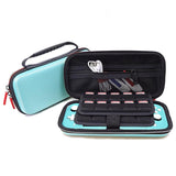 Compact Nintendo Switch Lite Carrying Case - Green - Low Angle