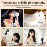 Usb Charging Led Beauty Fill Light for Mobile Phone Live Camera - White