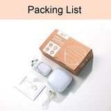 Usb Charging Led Beauty Fill Light for Mobile Phone Live Camera - White - Rear View