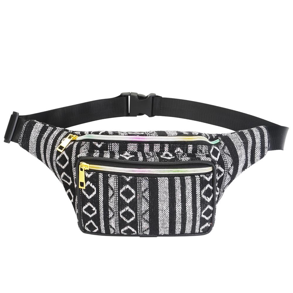 Boho Ethnic Style Waist Bag 34 X 15Cm - Style-B