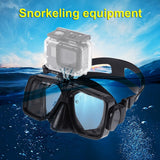 Underwater Diving Mask for Action Cameras - 45-Degree Angle