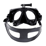 Underwater Diving Mask for Action Cameras - Close-Up Angle