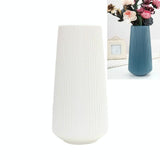 Versatile Plastic Flower Vase for Dry and Wet Arrangements - Pink - Close-Up Angle