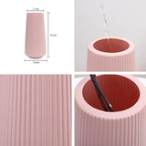 Versatile Plastic Flower Vase for Dry and Wet Arrangements - Pink - Extra Image