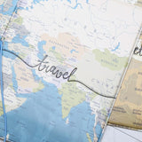 Passport Cover For Travel Abroad 3D Map Design - Tr-03