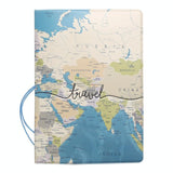 Passport Cover For Travel Abroad 3D Map Design - Tr-03