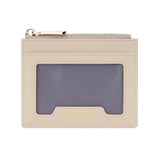 Light & Thin Card Bag Multifunctional Coin Purse - Red - Front View