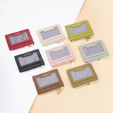 Light & Thin Card Bag Multifunctional Coin Purse - Red - Extra Image