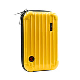 Waterproof Hard Shell Storage Bag for Amagisn - Compact Size - Yellow - Front View