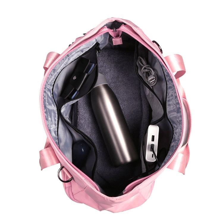 Sports Usb Shoulder Bag - Compact and Versatile - Pink