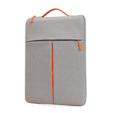 Travel Laptop Sleeve Bag - Portable Carry Case - Black - 11-12 Inch - Front View