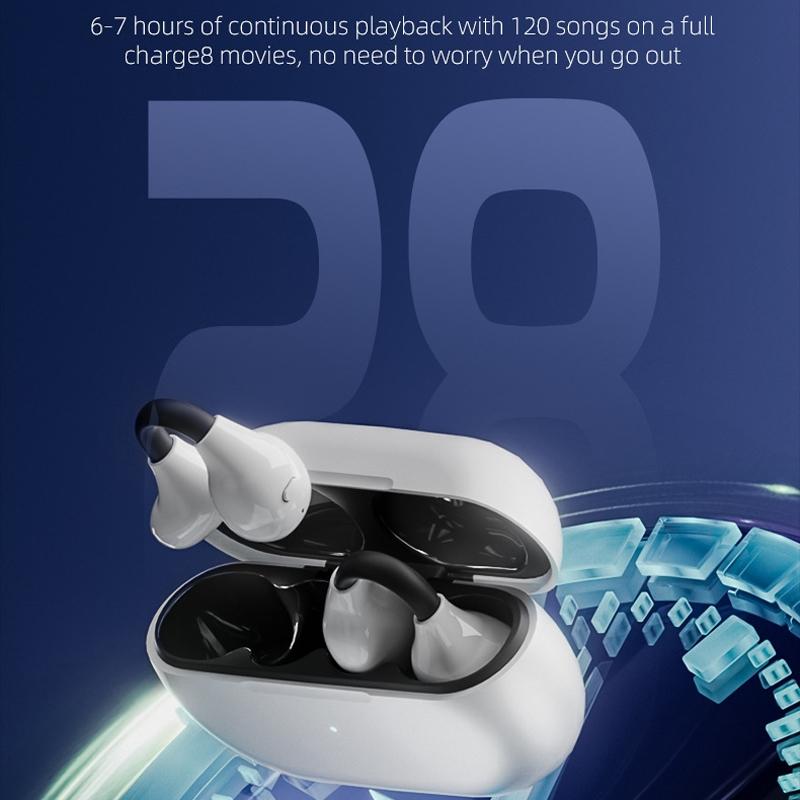 Wireless Bluetooth Earphones - My14pro Amx Sports - White Skin Colour