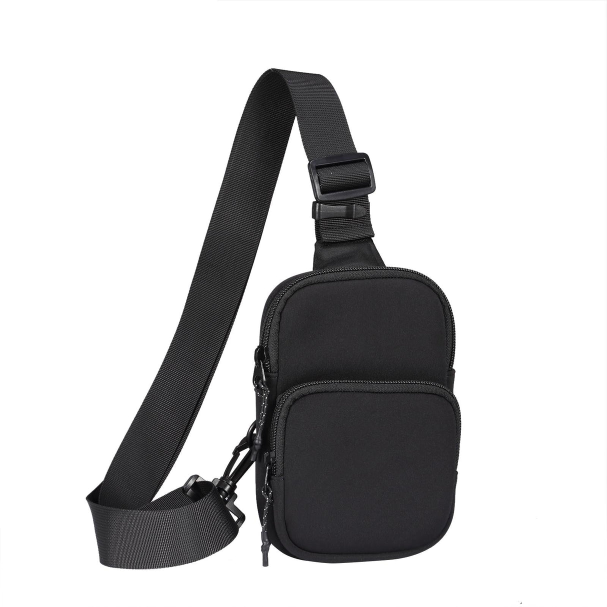 Universal Nylon Chest Bag For 5.5 Inch -7.2 Inch Phones Fashionable And Functional - Grey