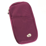 Multifunctional Travel Document Bag Passport & Ticket Holder - Blue