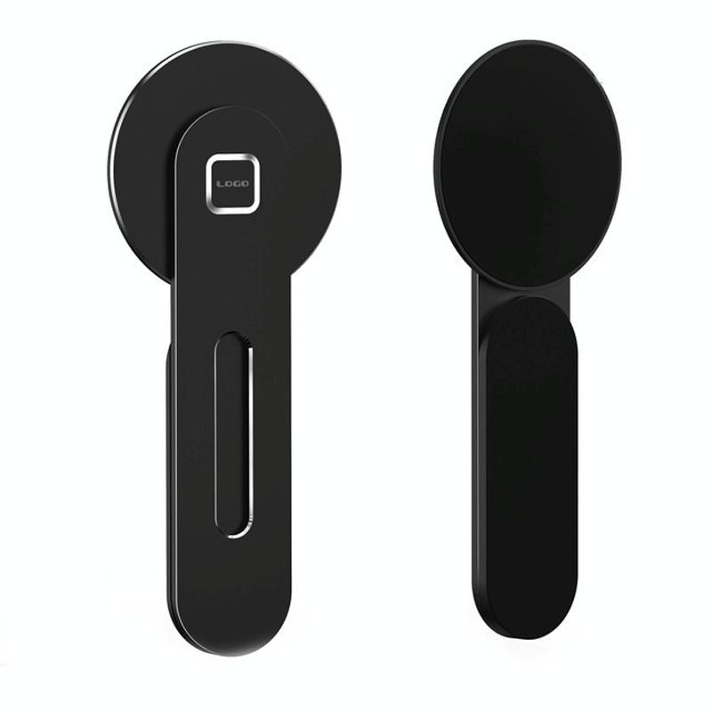 Aluminum Magnetic Phone Stand for Laptop Expansion - Silver