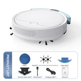 Intelligent Household Sweeping Robot with Path Charging - Max - White - Side View