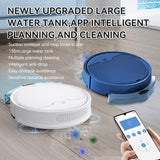 Intelligent Household Sweeping Robot with Path Charging - Max - White - Rear View