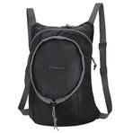 Waterproof Nylon Collapsible Backpack Lightweight Travel Bag For Women And Men - Black