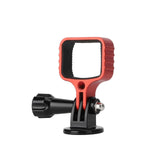 Universal Metal Bracket Adapter for Dji Pocket 3 with Screw - Red - Front View