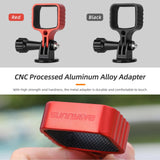 Universal Metal Bracket Adapter for Dji Pocket 3 with Screw - Red