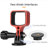 Universal Metal Bracket Adapter for Dji Pocket 3 with Screw - Red - Extra Image