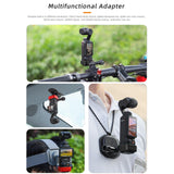 Universal Metal Bracket Adapter for Dji Pocket 3 with Screw - Red - Extra Image