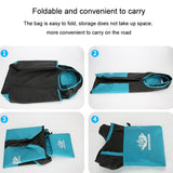 Waterproof Foldable Tote For Outdoor Sports - Green - Top-Down View