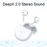 Wireless Dual Mic Tws Air Earphones with Noise Reduction - Blue - Extra Image