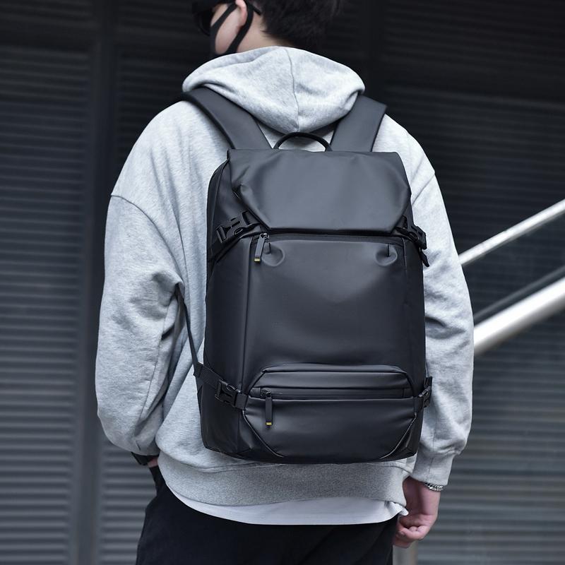 Travel Backpack for Men - Compact and Durable - Grey