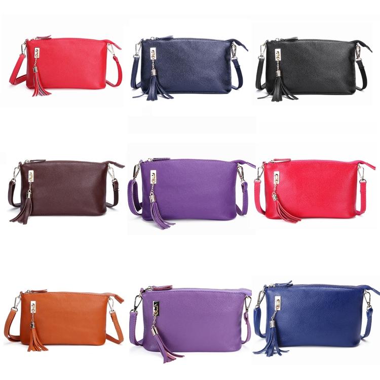 Fringed One Shoulder Bag For Women Large Capacity Casual - Navy Blue