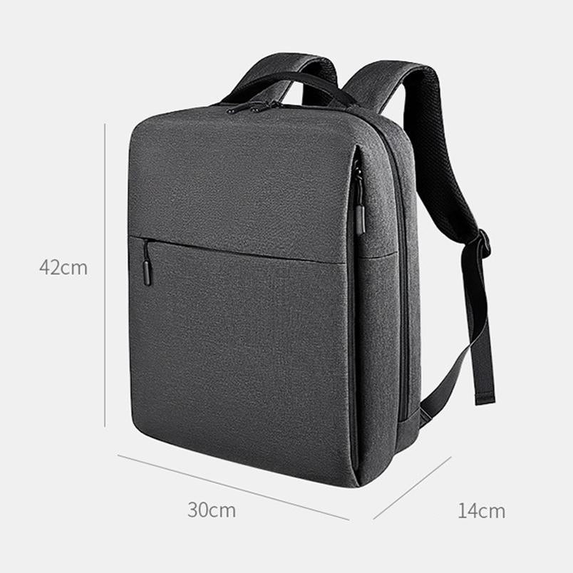 Spacious Laptop Bag for Professionals - Large Capacity - Elegant Gray
