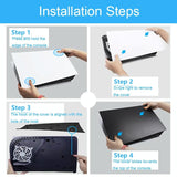 Protective Shell for Sony Ps5 Digital Edition Console - Game Console Accessory - Blue - Low Angle