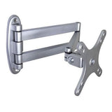 Universal Swivel Wall Mount for Computer Monitors - Silver