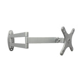 Universal Swivel Wall Mount for Computer Monitors - Silver