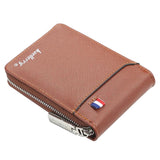 Large Multi Card Slot Organ Card Bag With Zip Coin Purse - Black