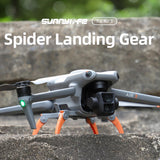 Foldable Spider Landing Gear for Dji Air 3 - Lg664 - Grey - Side View