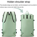 Waterproof Gym Bag - Shoe Compartment Included - Light Green